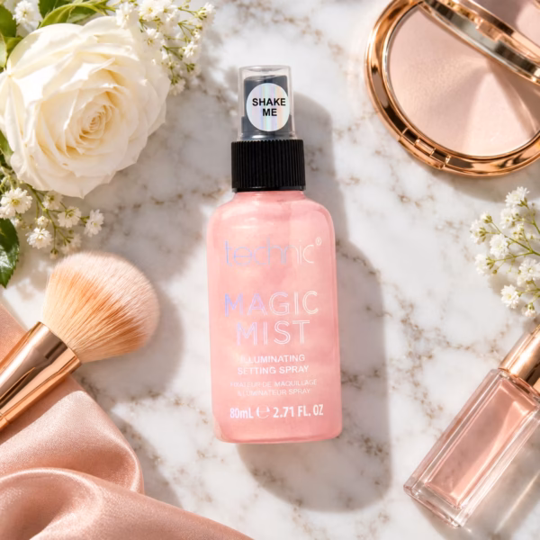 Authentic Technic Magic Mist Setting Spray bottle for long lasting dewy makeup