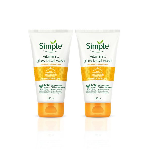 Simple Vitamin C Glow Facial Wash 150ml
