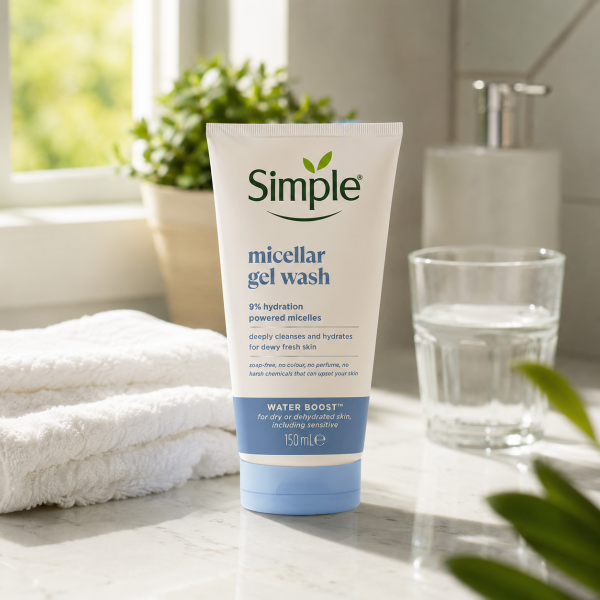 Simple Water Boost Micellar Facial Gel Wash (2)