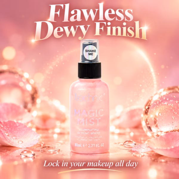 Authentic Technic Magic Mist Setting Spray bottle for long lasting dewy makeup