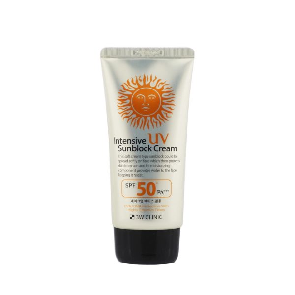 3W Clinic Intensive UV Sunblock Cream SPF50 PA+++