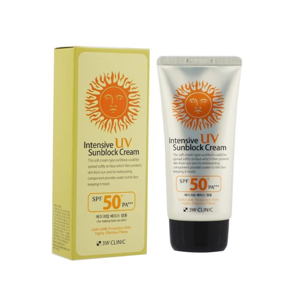 3W Clinic Intensive UV Sunblock Cream SPF50 PA+++
