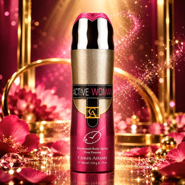 Chris Adams Deodorant Body Spray Active Woman