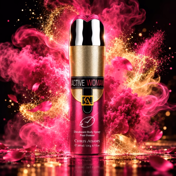 Chris Adams Deodorant Body Spray Active Woman