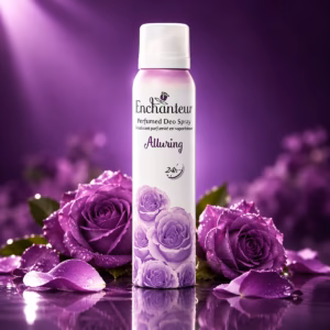 Enchanteur Alluring Body Spray 150ml purple bottle