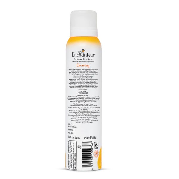Enchanteur body spray Charming (Yellow) - 150ml