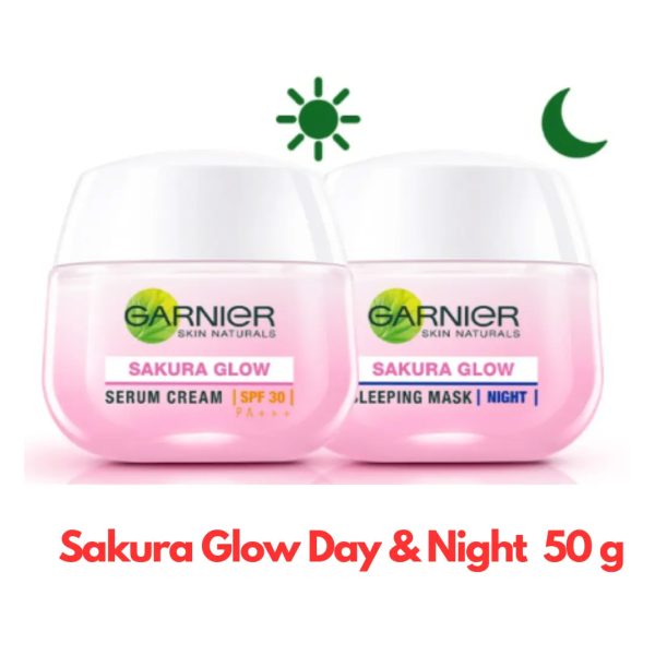 Garnier Sakura Glow Hyaluron Sleeping Mask Night Cream 50ml