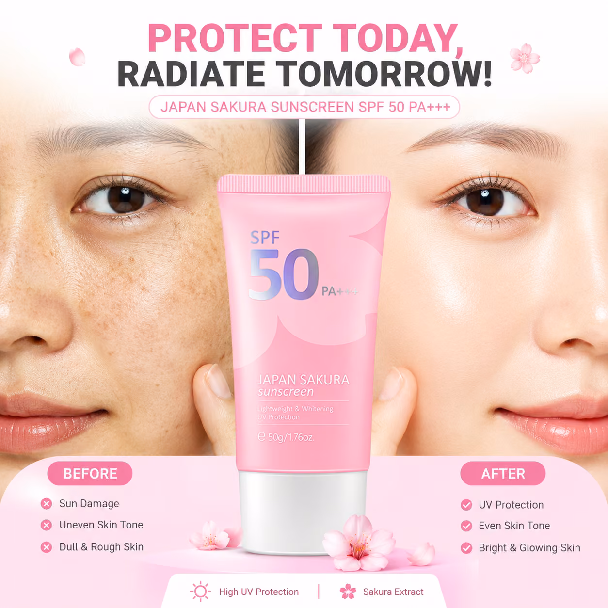 Laikou Japan Sakura Sunscreen