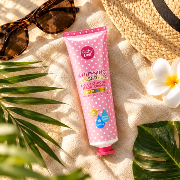 Original Cathy Doll Whitening Sunscreen L-Glutathione Magic Cream SPF 50