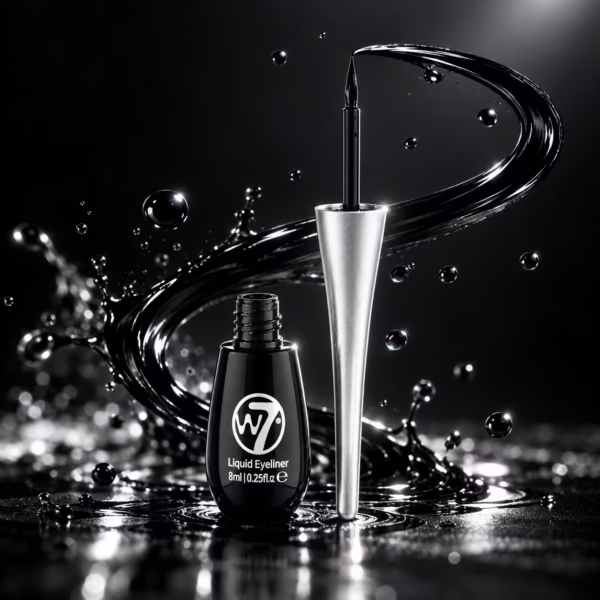W7 Liquid Eyeliner Intense, Smudge-Proof Definition for All-Day Wear