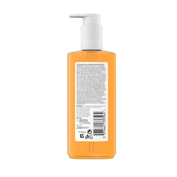 Neutrogena 2% Salicylic Acid Clear & Defend Facial Wash - 200ml