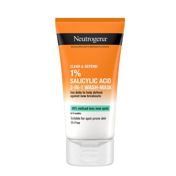 Neutrogena Clear & Defend 2 in 1 Wash-Mask - 150ml