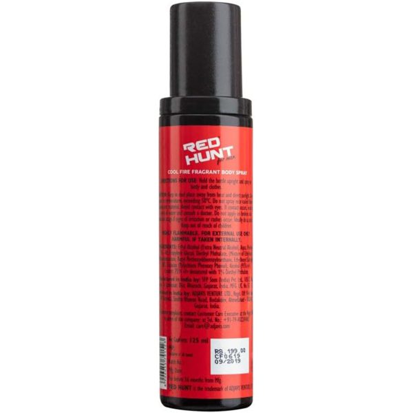 RED HUNT Cool Fire Body Spray - 125 ml