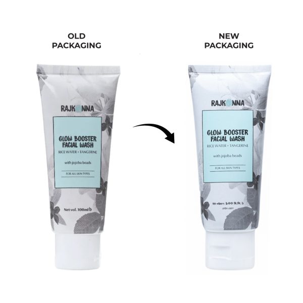 Rajkonna Glow Booster Facial Wash With Jojoba Beads - 100ml