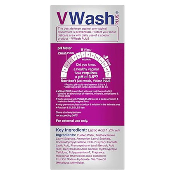 VWash Plus Expert Intimate Hygiene Wash