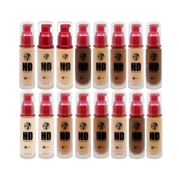 W7 Golden New Ultra 12 Hour Hd Foundation - 30ml