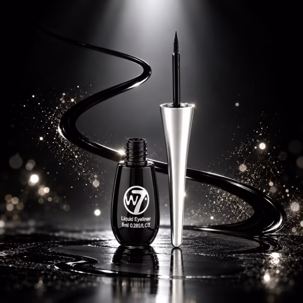W7 Liquid Eyeliner Intense, Smudge-Proof Definition for All-Day Wear