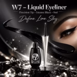 W7 Liquid Eyeliner Intense, Smudge-Proof Definition for All-Day Wear