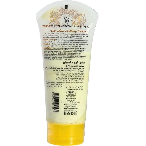 YC Whitening Facial Scrub With Lemon & Honey Extract - 175ml