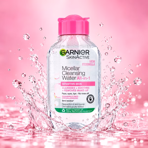 Authentic Garnier Micellar Skin Active Cleansing Water bottle