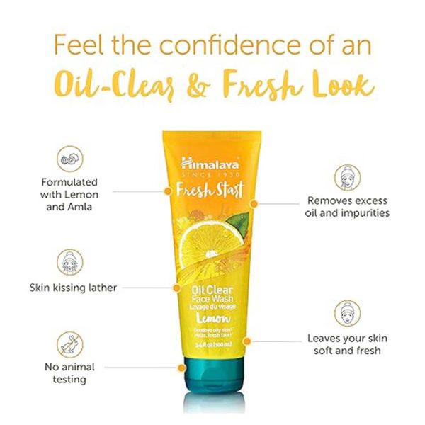 Himalaya Fresh Start Oil Clear Face Wash Lemon - 100ml
