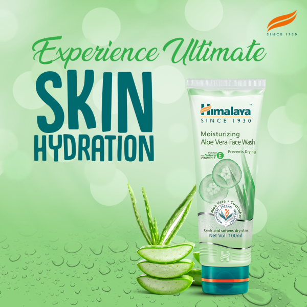 Himalaya Moisturizing Aloe Vera Face Wash - 100ml ModernBeautyBD