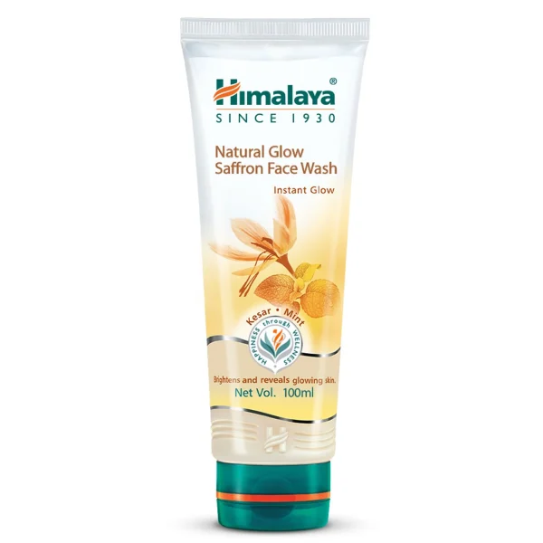 Himalaya Natural Glow Saffron Face Wash - ModernBeautyBD