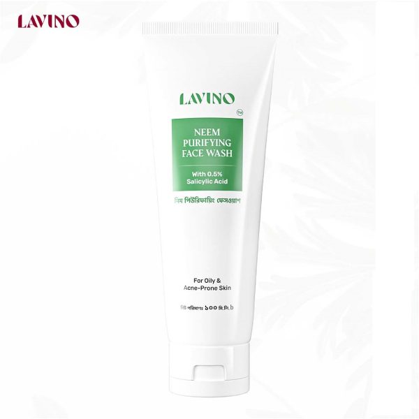 Lavino Neem Purifying Face Wash With 0.5% Salicylic Acid ModernBeautyBD