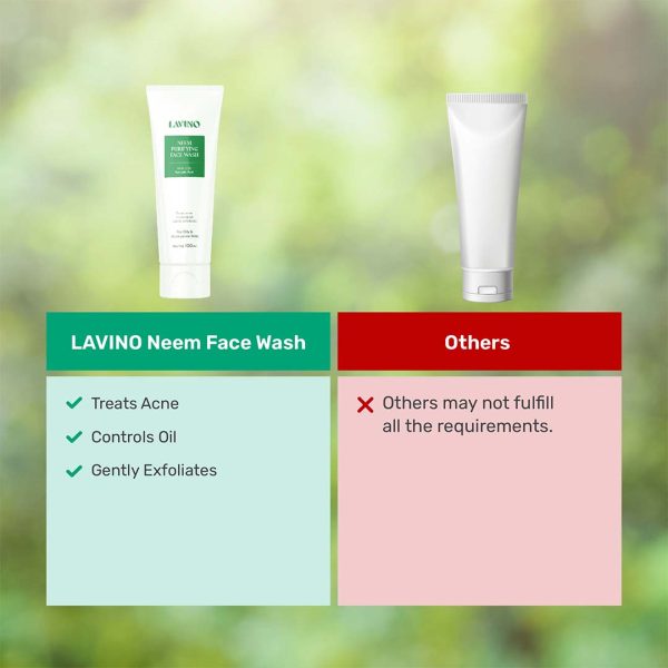 Lavino Neem Purifying Face Wash With 0.5% Salicylic Acid ModernBeautyBD