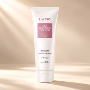 Authentic Lavino Milk Brightening Face Wash 100ml tube