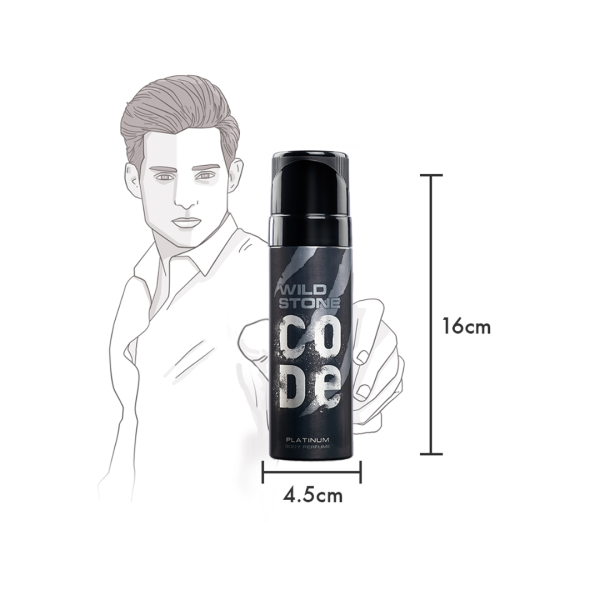 Wild Stone Code Platinum Body Perfume - 120ml