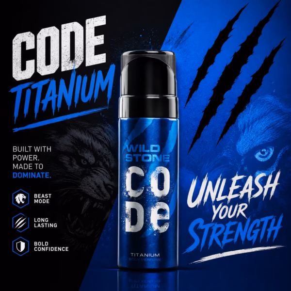 Wild Stone Code Titanium Body Perfume