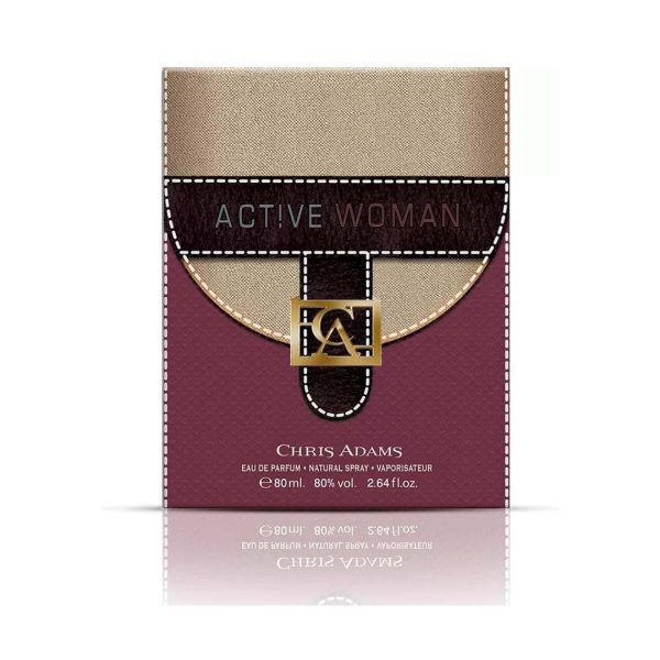 Chris Adams Active Woman EDT elegant perfume with refreshing floral fruity notes.