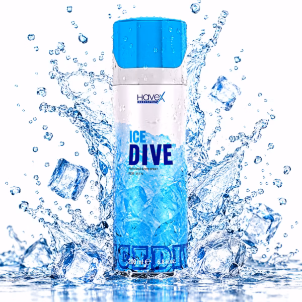 Havex Ice Dive men's body spray 200ml bottle