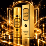 Havoc Gold Luxury Perfume Display