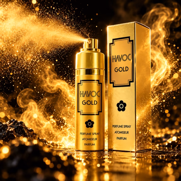 Luxurious Havoc Gold Perfume Spray