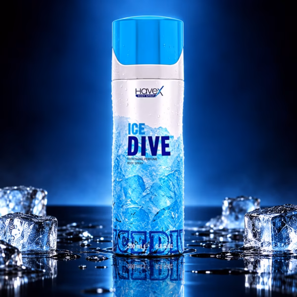 Havex Ice Dive men's body spray 200ml bottle