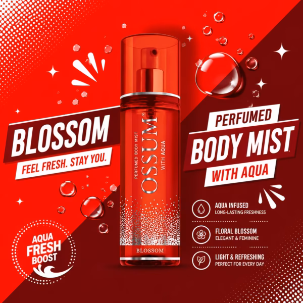 Ossum Perfumed Body Mist For Women Blossom