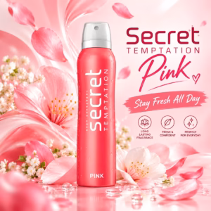 Secret Temptation Pink Deodorant 150ml authentic bottle