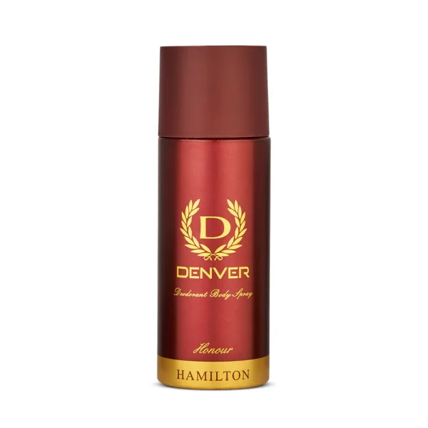 Denver Hamilton Honour Body Spray 165ml, long-lasting masculine fragrance at Modern Beauty BD.