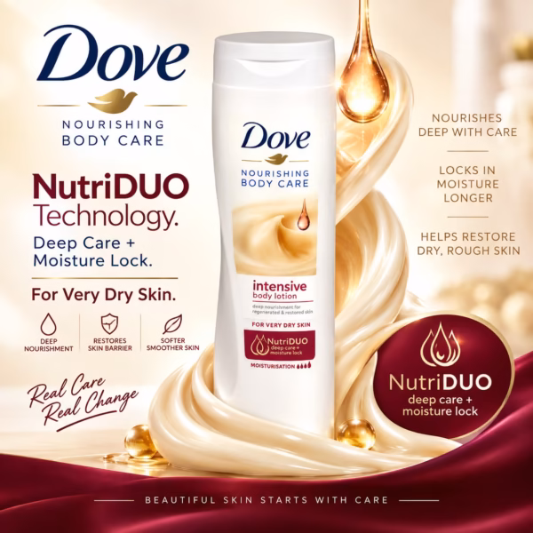 Dove Nourishing Body Care Clinical NutriDUO Barrier Restoration for Silky Skin