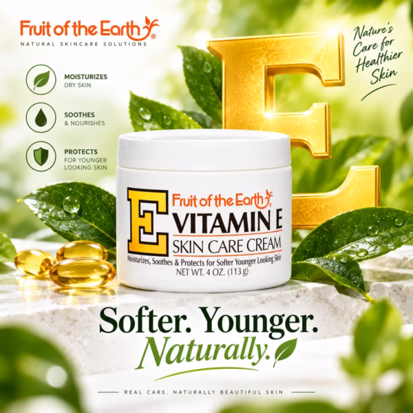 Fruit of The Earth Vitamin E Skin Care Moisturizing Cream