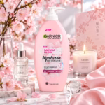 Garnier Sakura Glow Hyaluron Body Serum Lotion Clinical Hydration