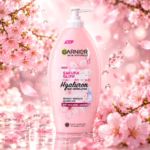 Garnier Sakura Glow Hyaluron Body Serum Lotion Clinical Hydration
