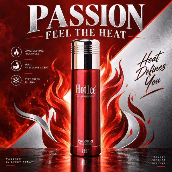 Hot Ice Deodorant Body Spray Passion
