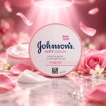 Johnsons Soft Cream 24-Hour Non-Greasy Barrier Hydration for Radiant Skin