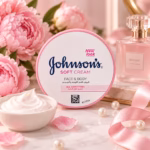 Johnsons Soft Cream 24-Hour Non-Greasy Barrier Hydration for Radiant Skin