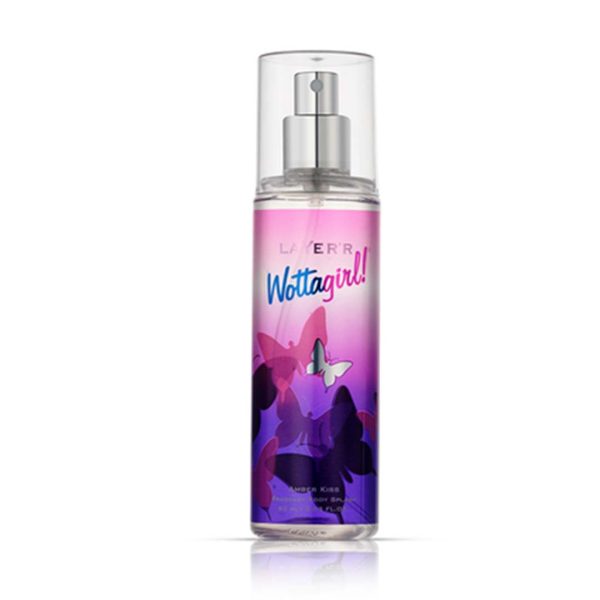 Layer'r Wottagirl Amber Kiss - Pink Angel - Floral notes blended with rose, violet, and sandalwood-musky notes.