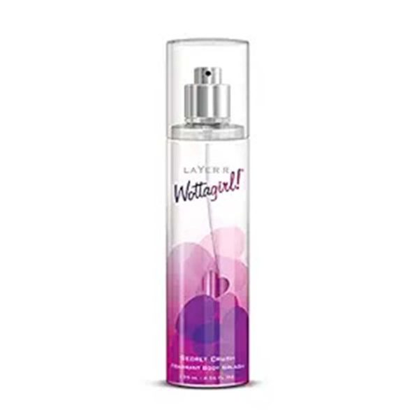 Layer'r Wottagirl Secret Crush Body Spray long-lasting fragrance for women - at Modern Beauty BD.