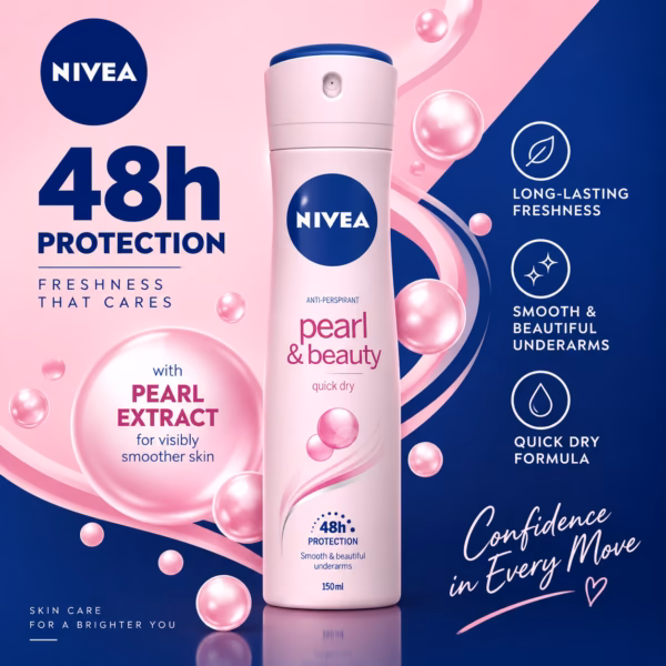 NIVEA Pearl & Beauty Deodorant Spray